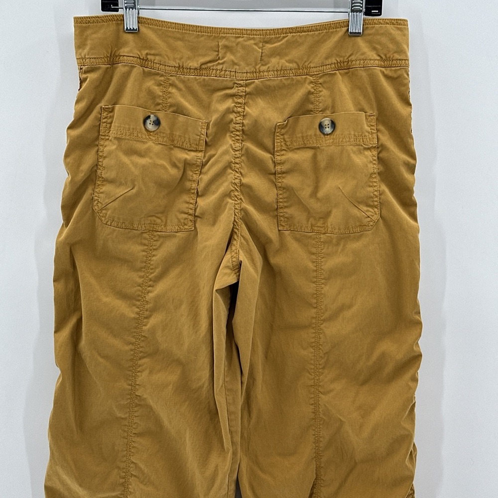 Anthropologie Pants Woman's 31 Cargo Look Wide Leg Baggy Canvas Look Ripstop - Picture 6 of 13